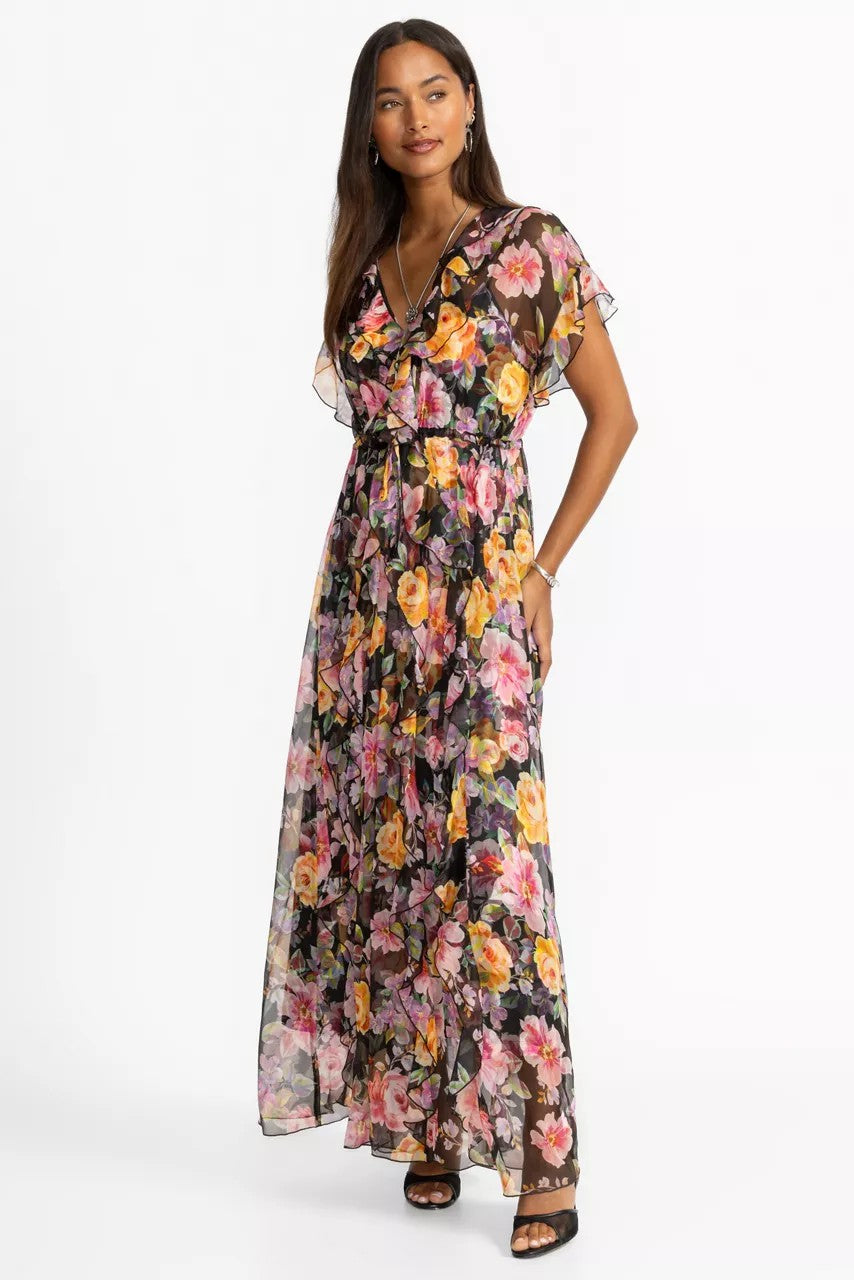 Johnny Was SURI RUFFLE MAXI DRESS