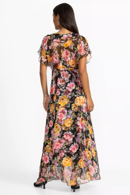 Johnny Was SURI RUFFLE MAXI DRESS