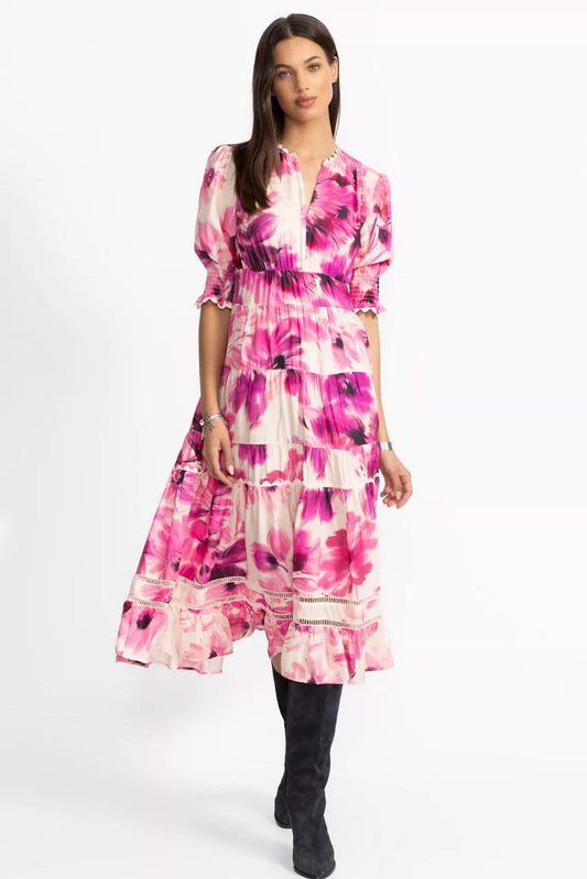 Johnny Was DAPHNE TEA LENGTH DRESS