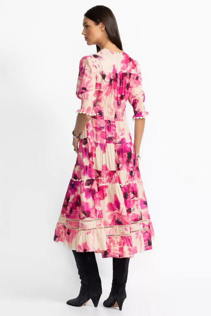 Johnny Was DAPHNE TEA LENGTH DRESS