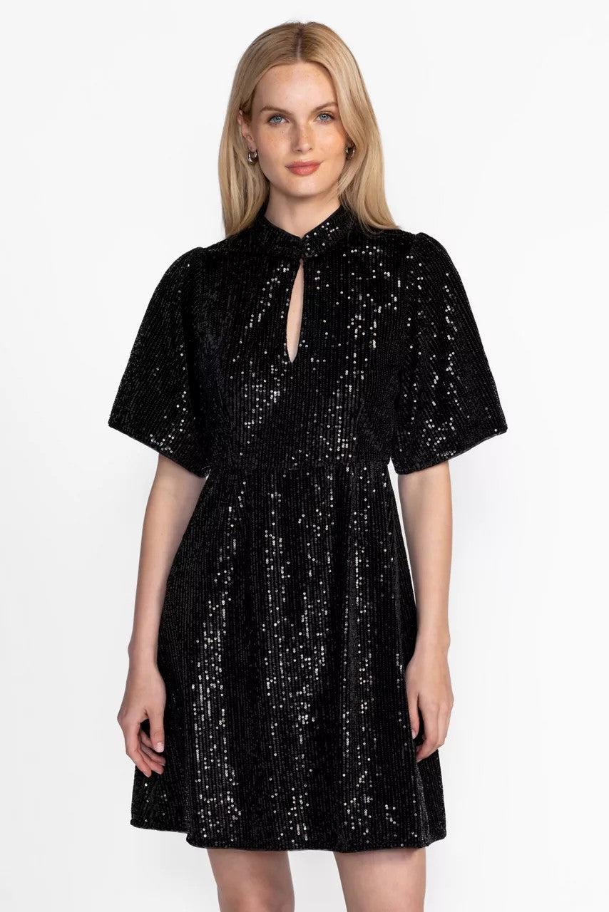 Johnny Was EVE SEQUIN MINI DRESS