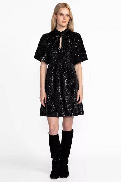 Johnny Was EVE SEQUIN MINI DRESS