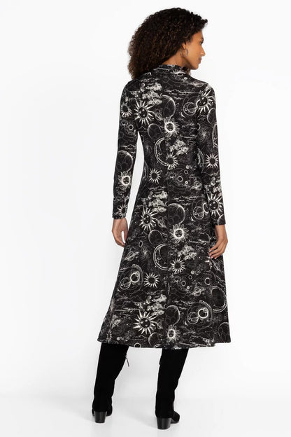 Johnny Was THE JANIE FAVORITE SEAMED MOCK NECK DRESS