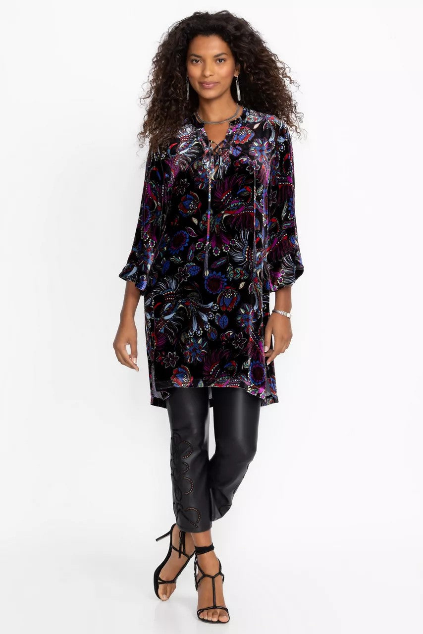Johnny Was TIE FRONT KIMONO DRESS