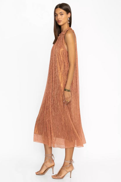 Johnny Was DYLAN HALTER MIDI DRESS