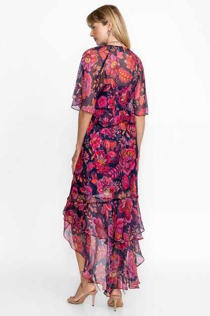 Johnny Was LUXEE RUFFLE MAXI DRESS