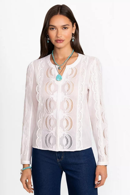 Johnny Was MAKAYLIN BUTTON UP BLOUSE