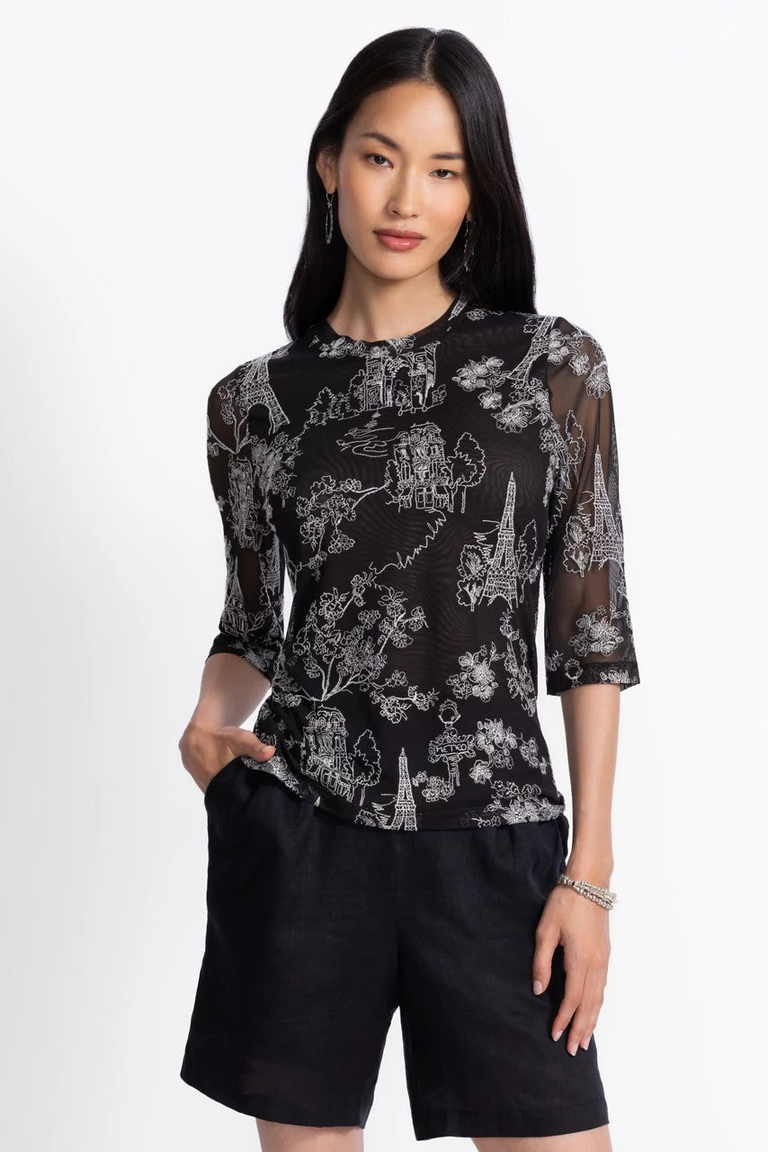 Johnny Was KAIA MESH TEE