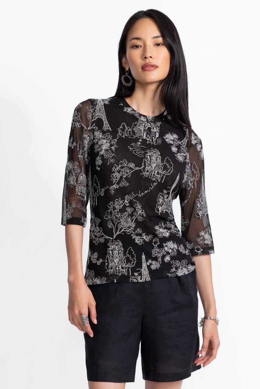 Johnny Was KAIA MESH TEE