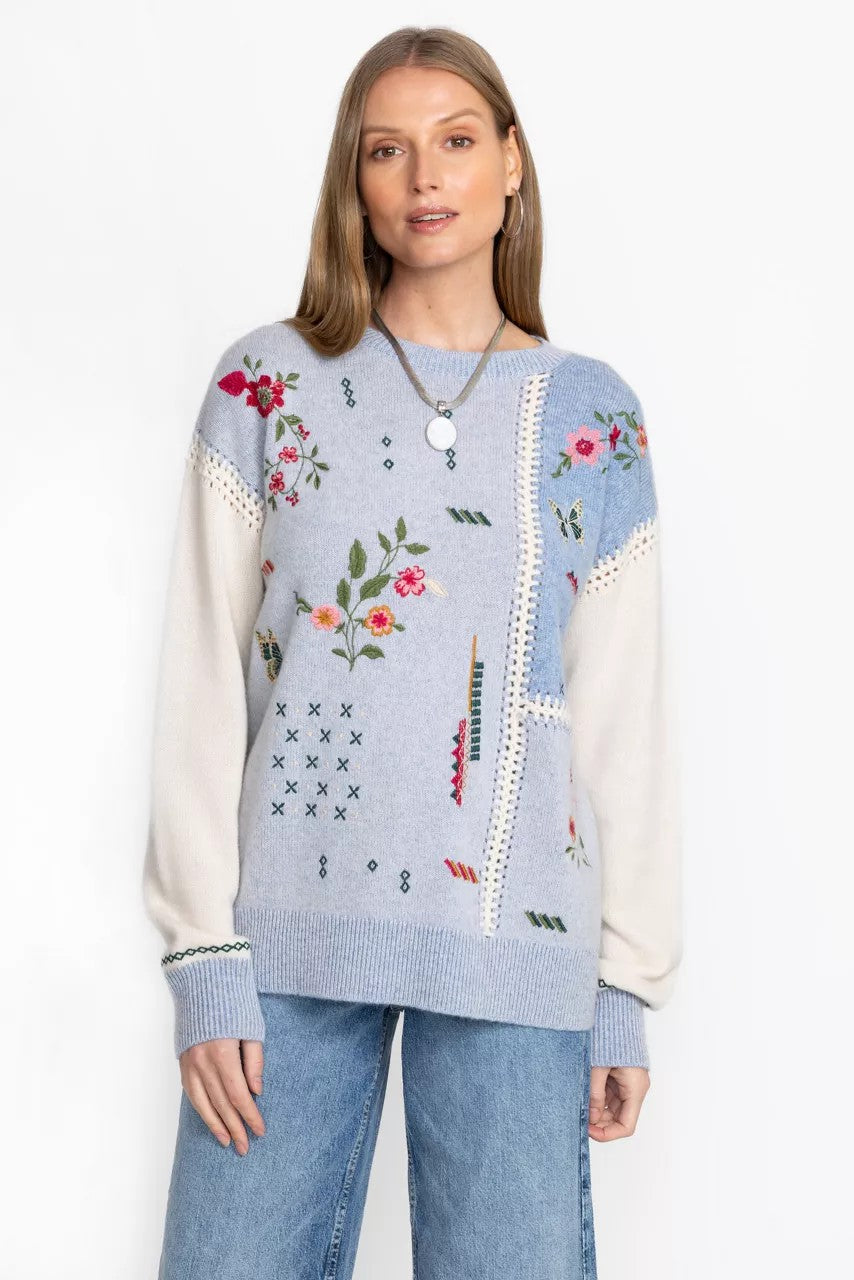 Johnny Was THE PATCHWORK WHIPSTITCH PULLOVER
