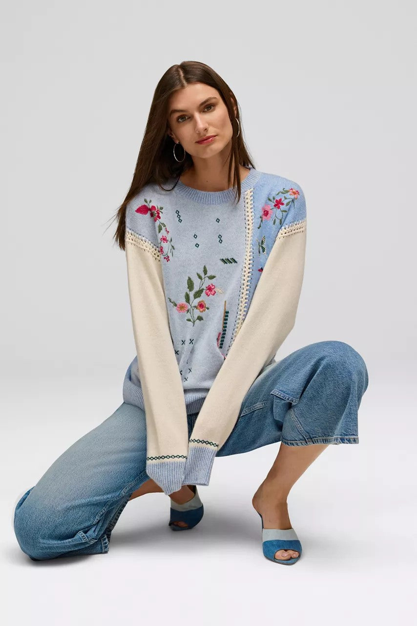 Johnny Was THE PATCHWORK WHIPSTITCH PULLOVER