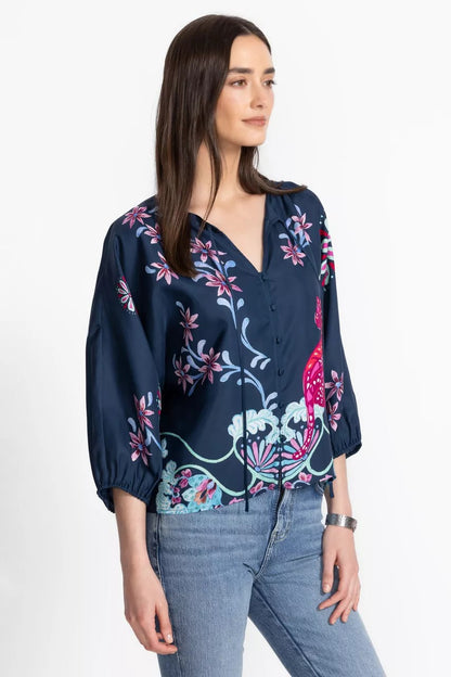Johnny Was HARLYN BUTTON FRONT BLOUSE