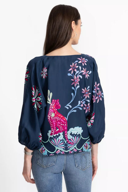 Johnny Was HARLYN BUTTON FRONT BLOUSE
