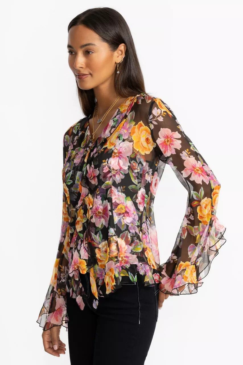 Johnny Was KYLIE RUFFLE BLOUSE