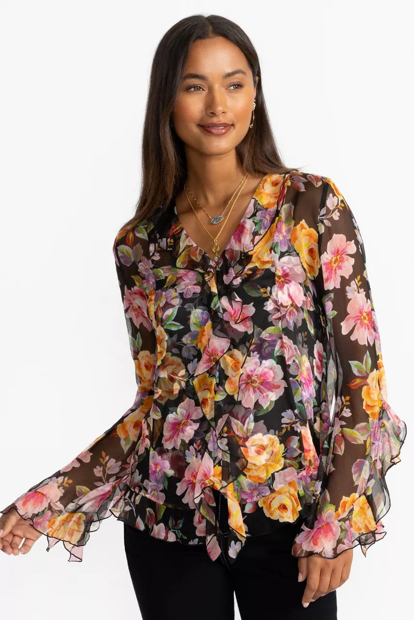 Johnny Was KYLIE RUFFLE BLOUSE