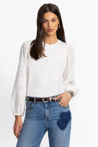 Johnny Was NORA LONG SLEEVE EASY TEE