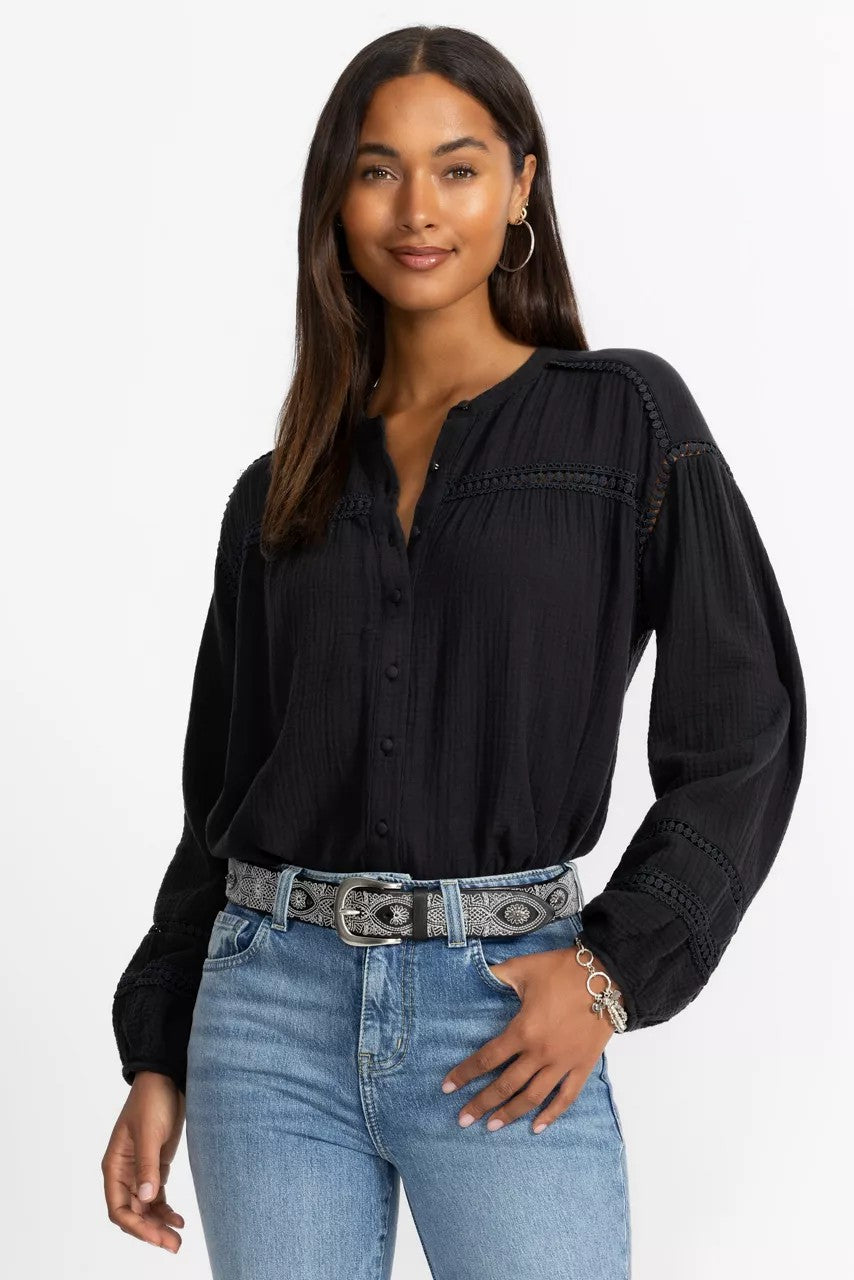 Johnny Was BUTTONDOWN BLOUSE WITH SLEEVE DARTS