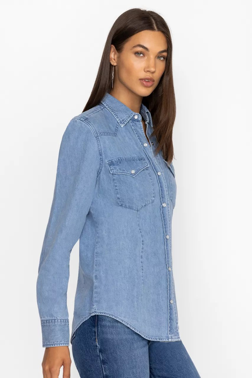 Johnny Was PROVENCE DENIM SHIRT