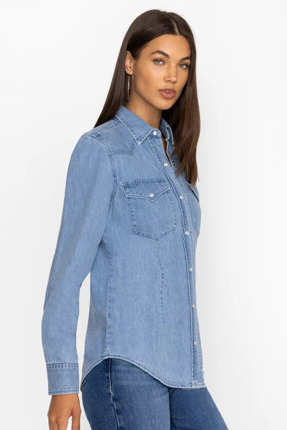 Johnny Was PROVENCE DENIM SHIRT