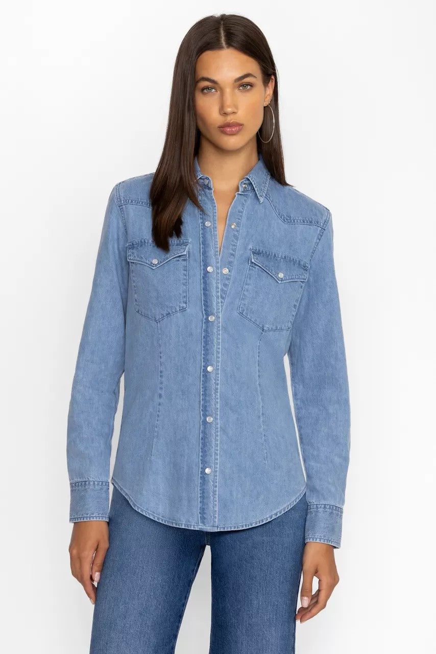Johnny Was PROVENCE DENIM SHIRT