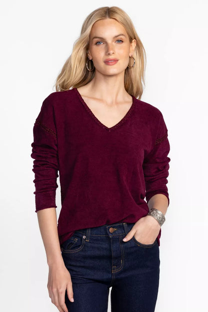 Johnny Was THE CHENILLE CLASSIC WHIPSTITCH PULLOVER
