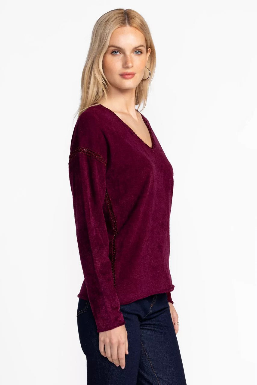 Johnny Was THE CHENILLE CLASSIC WHIPSTITCH PULLOVER