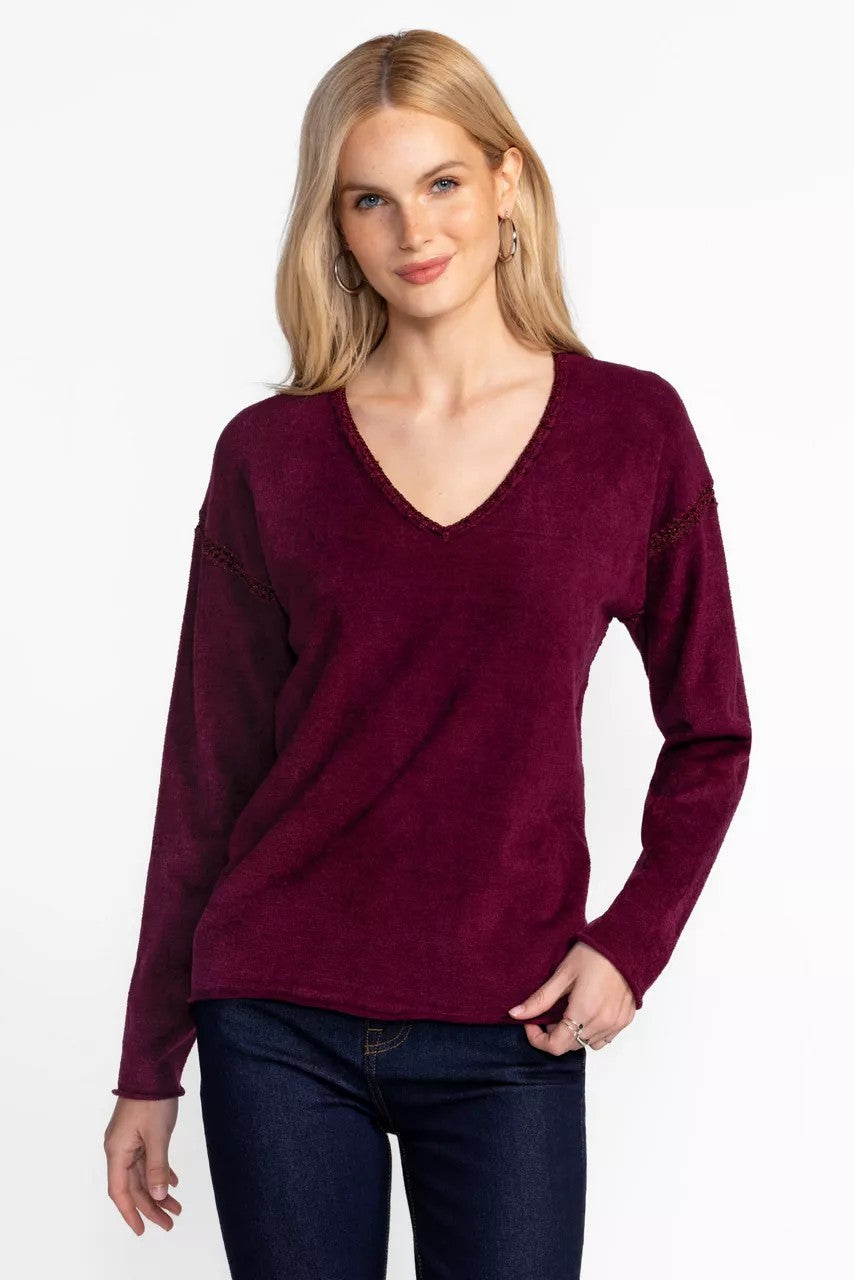 Johnny Was THE CHENILLE CLASSIC WHIPSTITCH PULLOVER