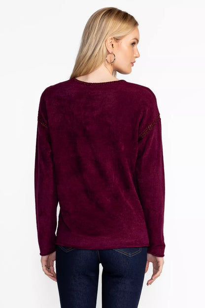 Johnny Was THE CHENILLE CLASSIC WHIPSTITCH PULLOVER