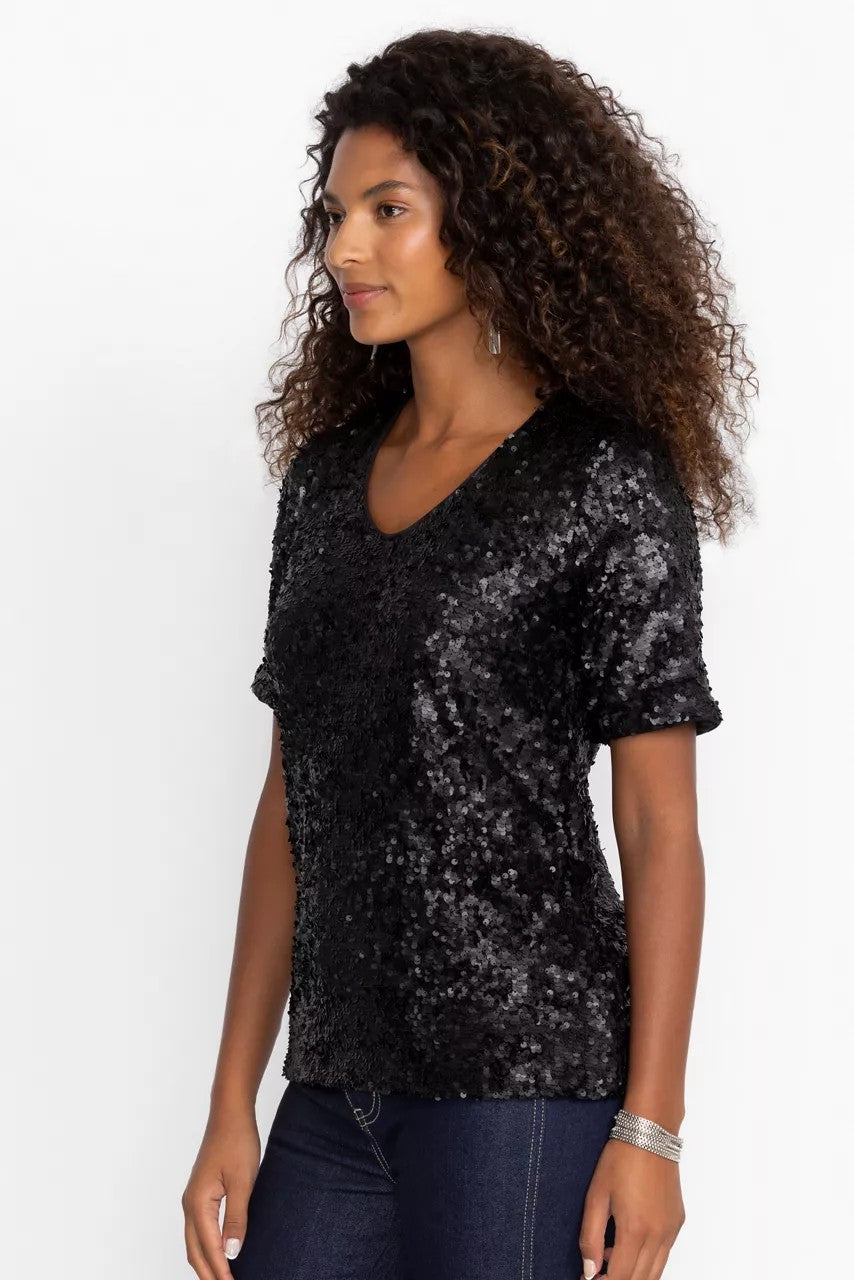 Johnny Was BRADLEY SEQUIN BLOUSE