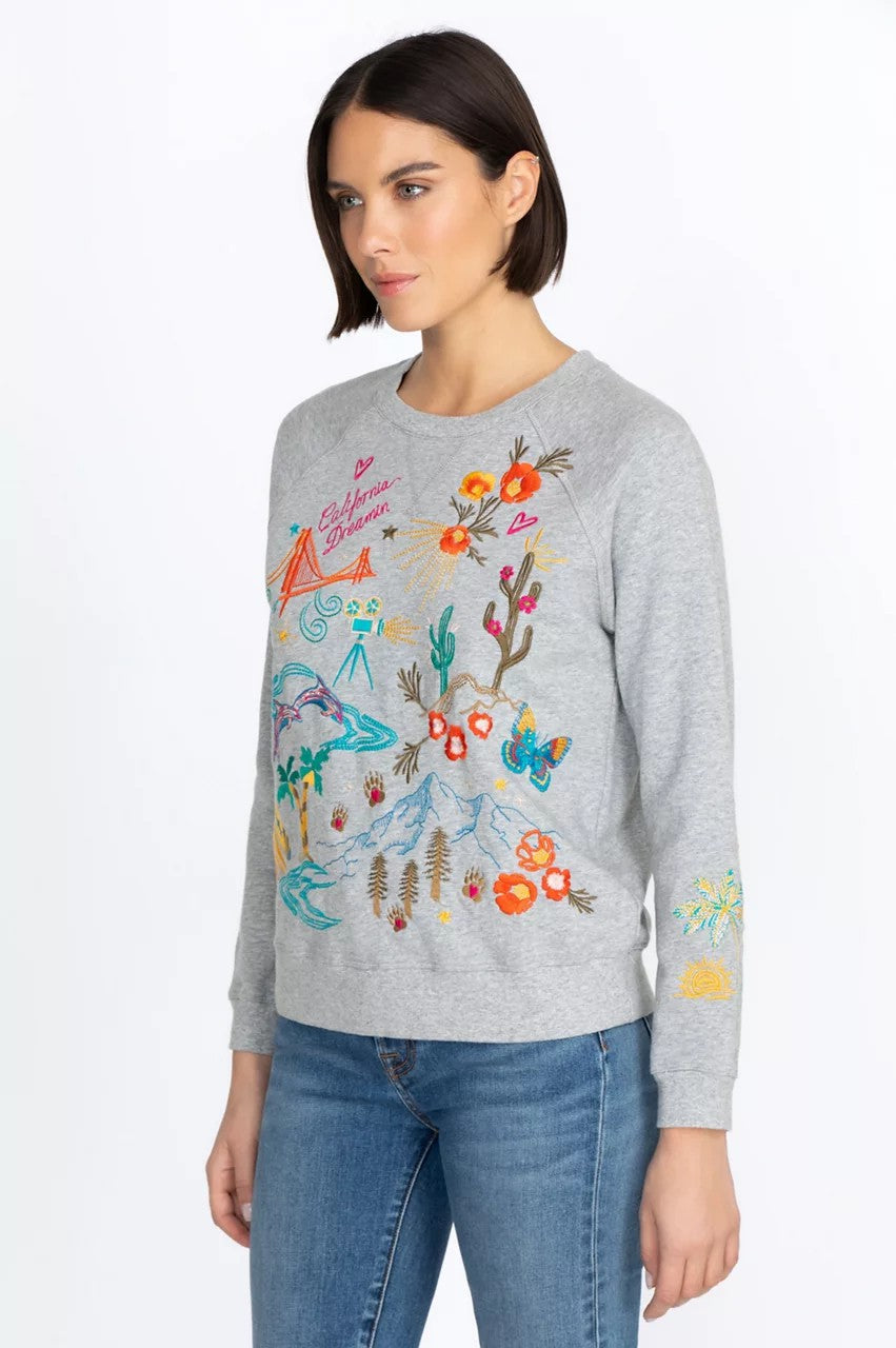 Johnny Was California Raglan Sweatshirt