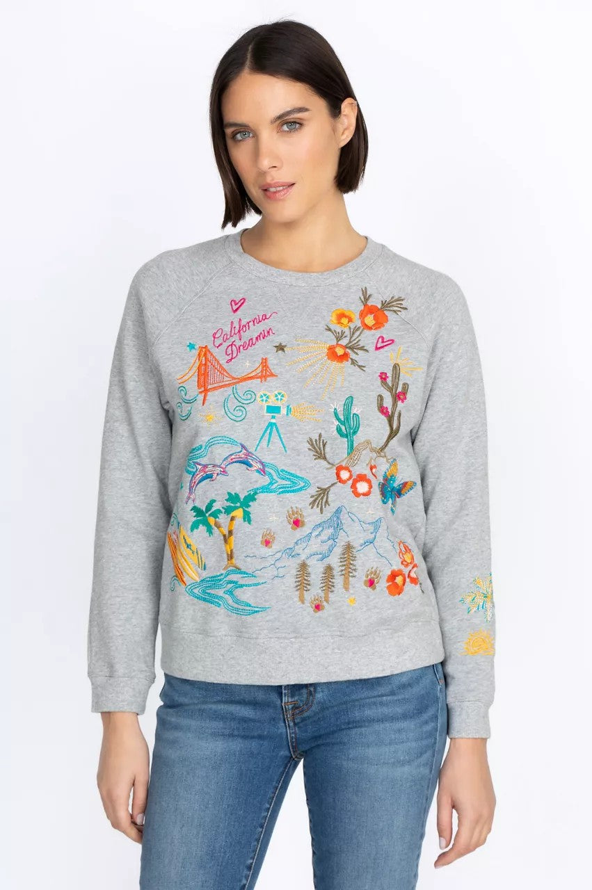 Johnny Was California Raglan Sweatshirt