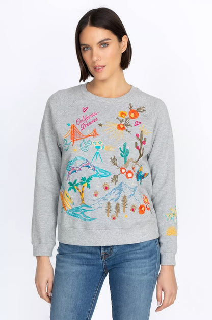 Johnny Was California Raglan Sweatshirt