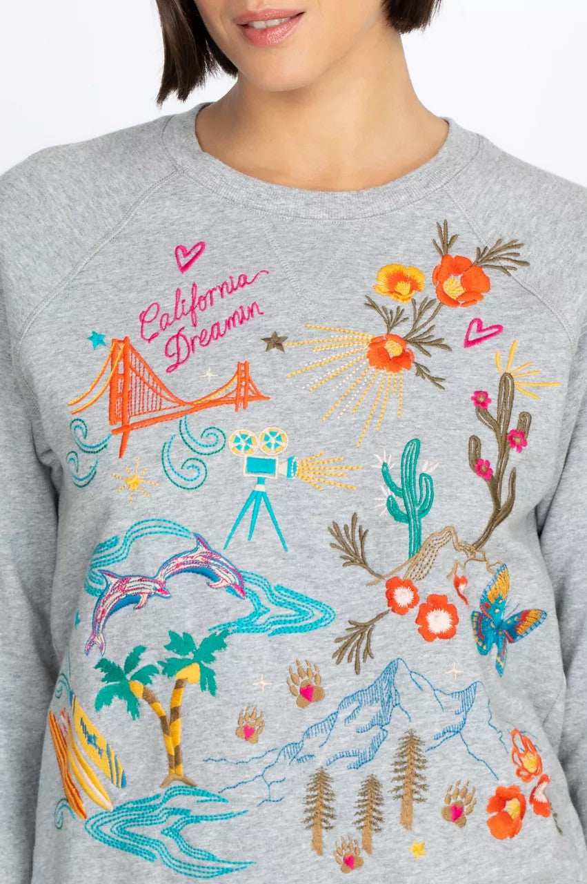 Johnny Was California Raglan Sweatshirt