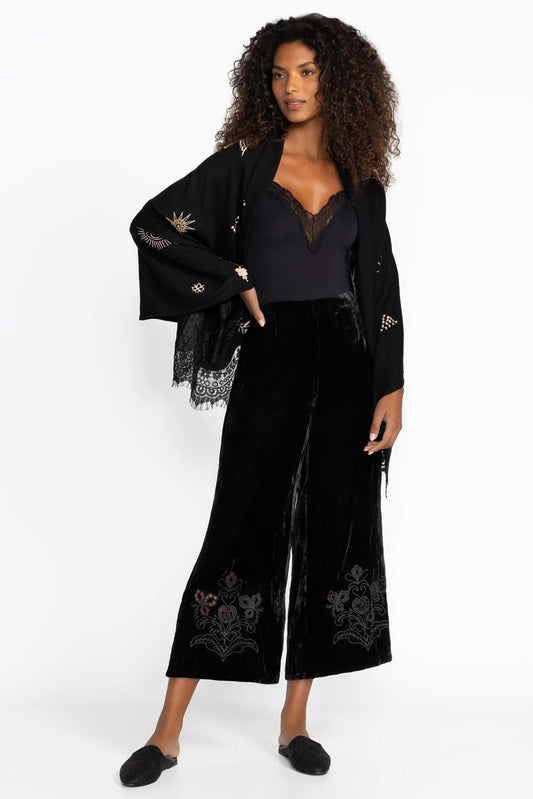 Johnny Was LILITH WIDE LEG CROPPED PANT