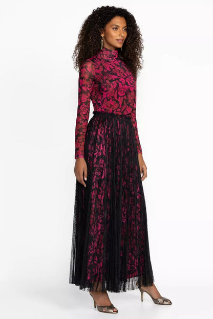 Johnny Was YOLANDA PLEATED MAXI SKIRT