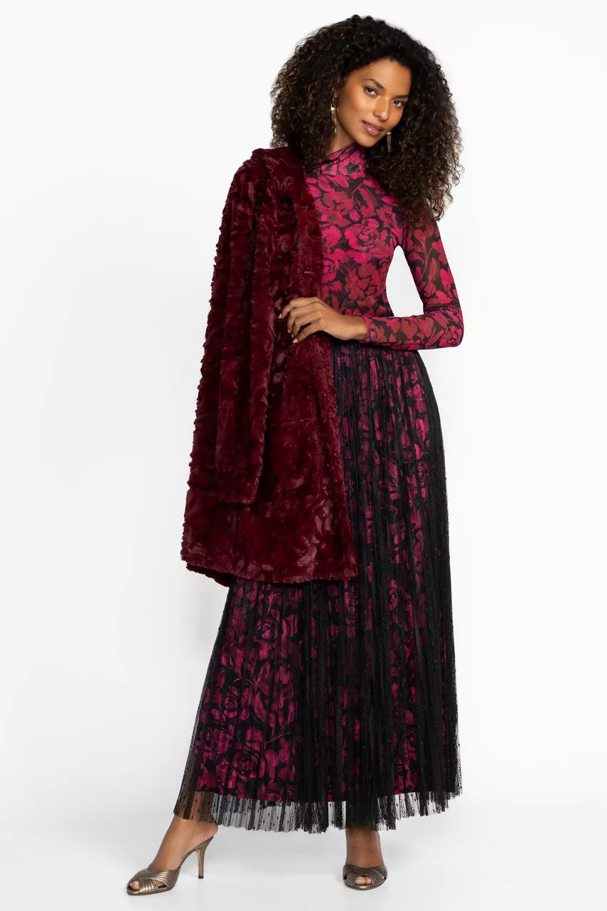 Johnny Was YOLANDA PLEATED MAXI SKIRT