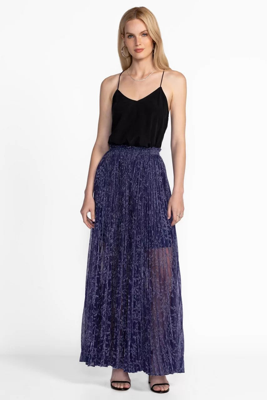 Johnny Was MONTEE PLEATED MAXI SKIRT