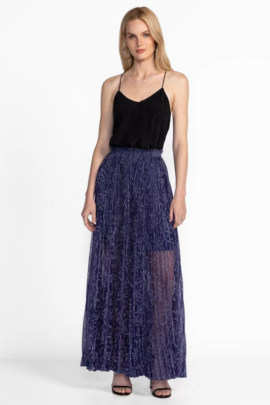 Johnny Was MONTEE PLEATED MAXI SKIRT