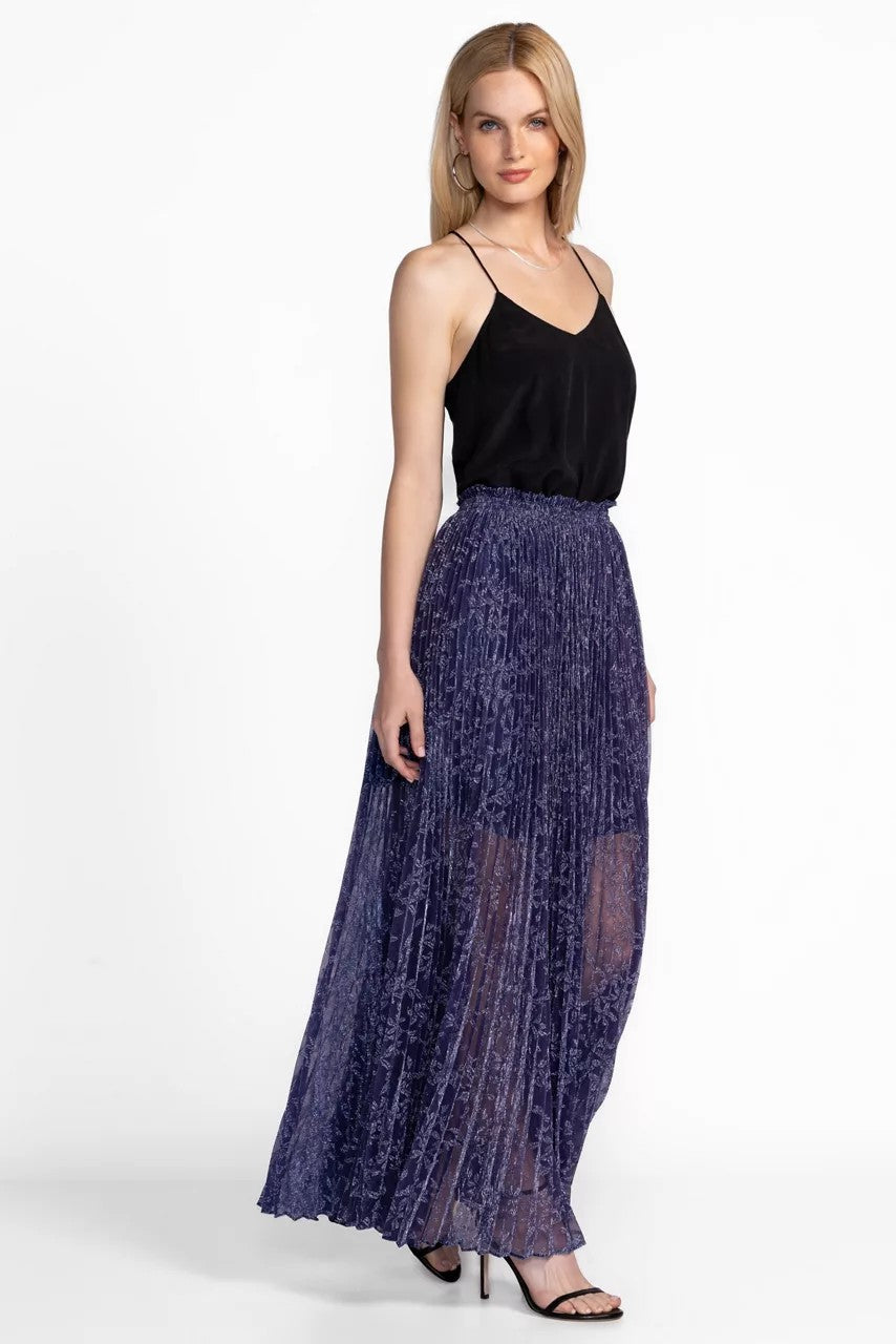 Johnny Was MONTEE PLEATED MAXI SKIRT