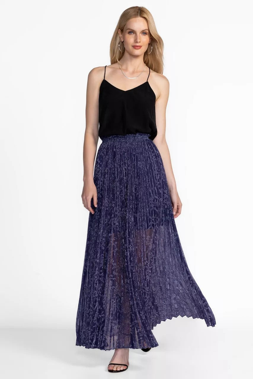 Johnny Was MONTEE PLEATED MAXI SKIRT