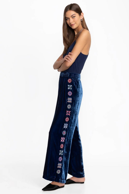 Johnny Was VELVET WIDE LEG PANT