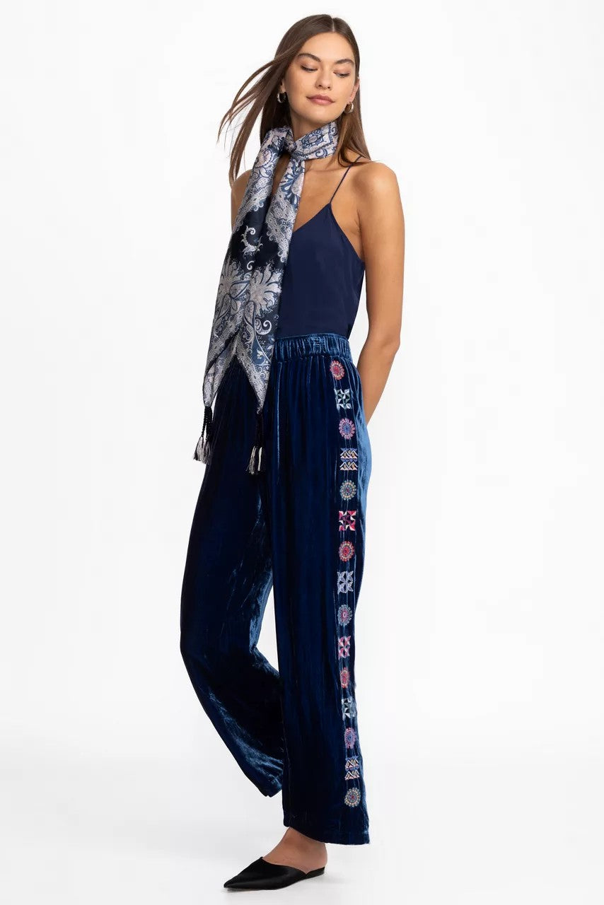 Johnny Was VELVET WIDE LEG PANT