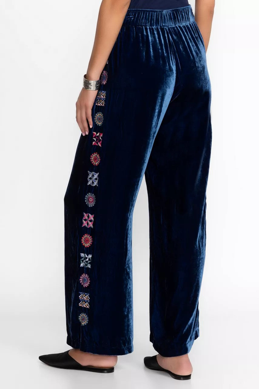 Johnny Was VELVET WIDE LEG PANT
