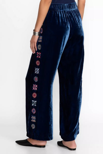 Johnny Was VELVET WIDE LEG PANT
