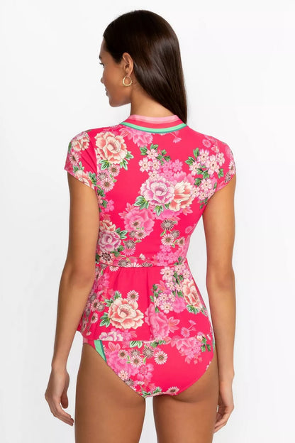Johnny Was BELROSE WRAP TANKINI