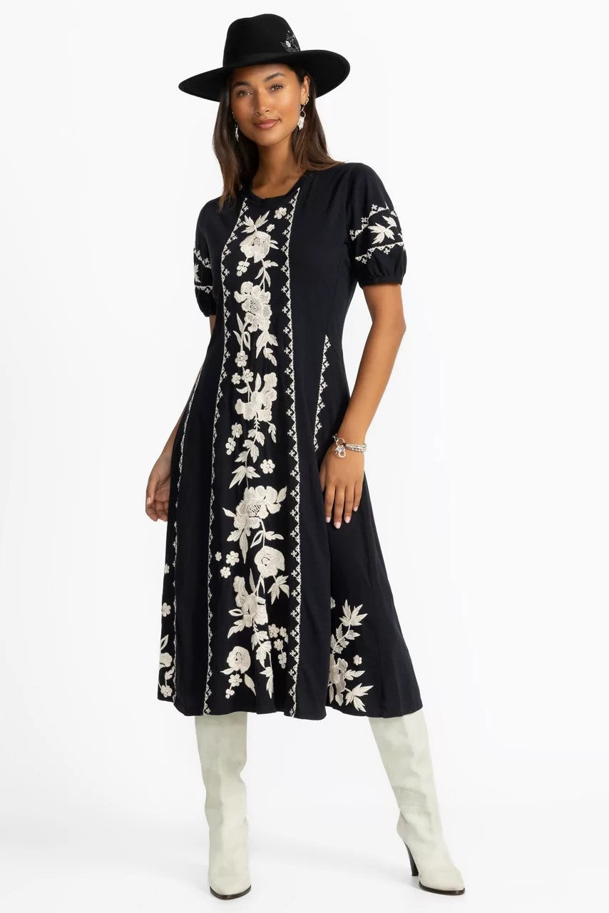 Johnny Was SEAMED KNIT DRESS