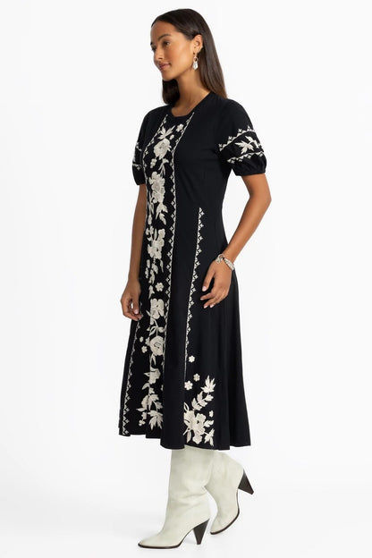 Johnny Was SEAMED KNIT DRESS