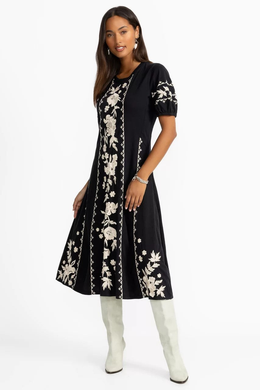 Johnny Was SEAMED KNIT DRESS