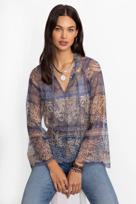 Johnny Was MAZZY PEASANT BLOUSE