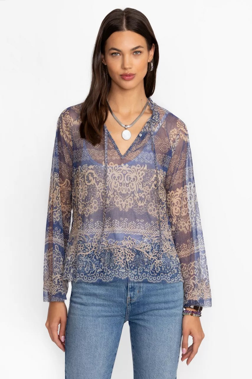 Johnny Was MAZZY PEASANT BLOUSE